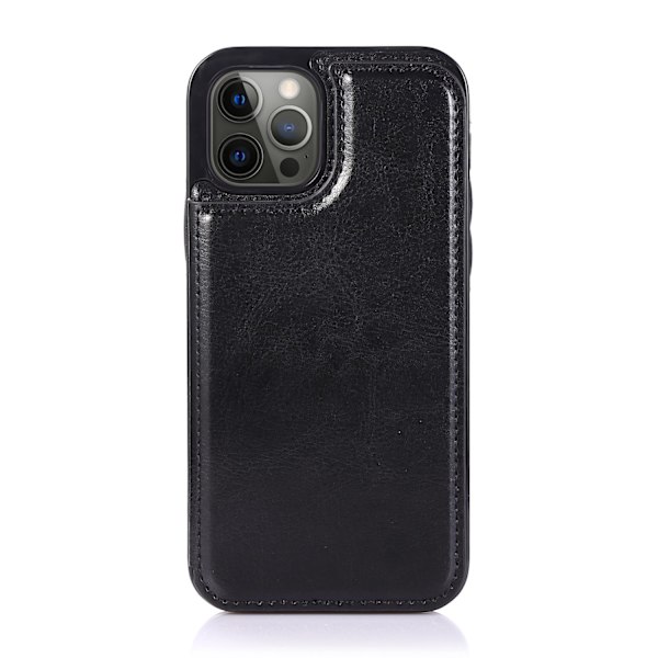 Skyddande läderfodral för iPhone 15 Pro Max Brun