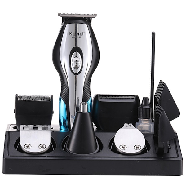 Professionell Trimmer Kemei KM-5031 - Precision och Stil för Perfekt Grooming Silver