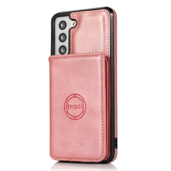 Skal med Kortfack - Samsung Galaxy S23 Roséguld