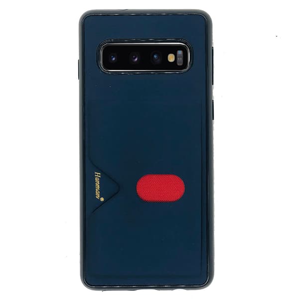 Skal med Kortfack - Samsung Galaxy S10+ Grå Grå