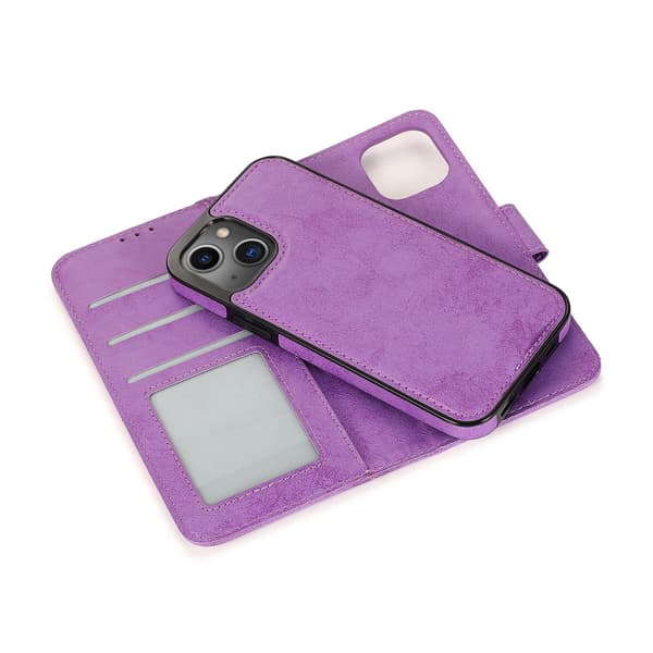 iPhone 15 - Smart pungetui med 3 kortholdere Svart