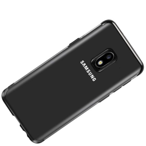 Samsung Galaxy J3 2017 - Exklusivt Floveme Silikonskal Silver