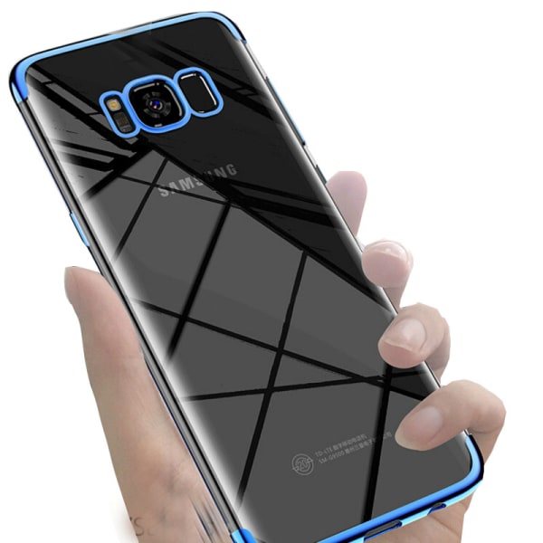 Samsung Galaxy S8 - Eksklusivt smart silikondeksel Silver