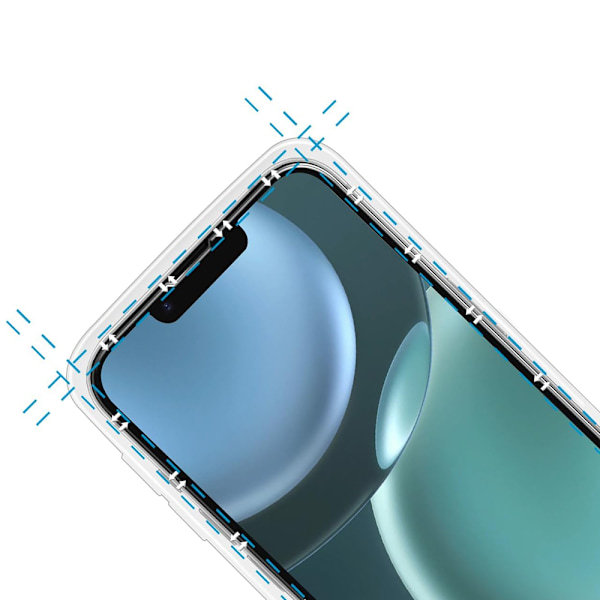 iPhone 16E - HD Skärmskydd 0,3 mm i Standarddesign Transparent