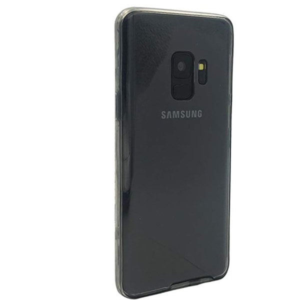 Samsung A6 Plus - Kaksipuolinen silikonikuori TOUCH FUNCTION Svart