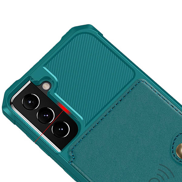 Effektivt etui med kortrum - Samsung Galaxy S22 Roséguld
