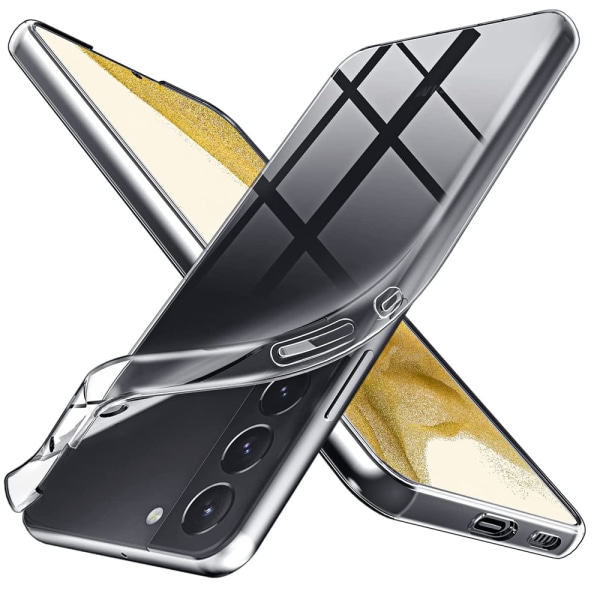 Skyddande Tunt Silikonskal - Samsung Galaxy S22 Plus Genomskinlig