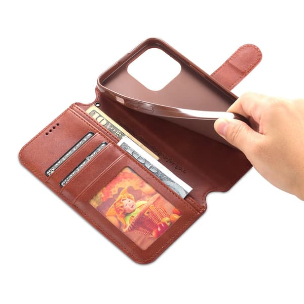 Gennemtænkt praktisk pung-etui - iPhone 14 Pro Blå