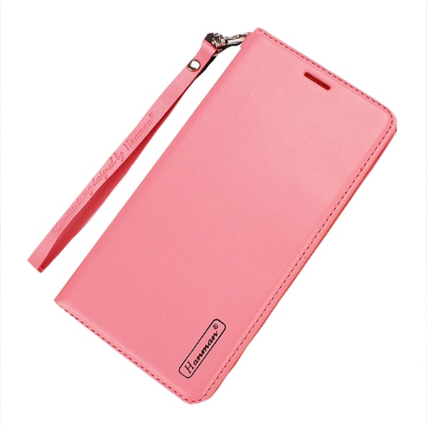 Stilig robust lommebokdeksel - Samsung Galaxy S10 Plus Rosaröd