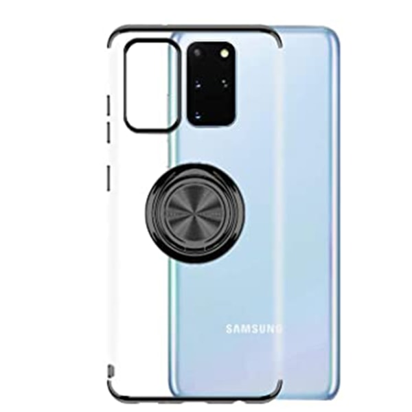 Genomtänkt Skal med Ringhållare - Samsung Galaxy S20 Plus Blå