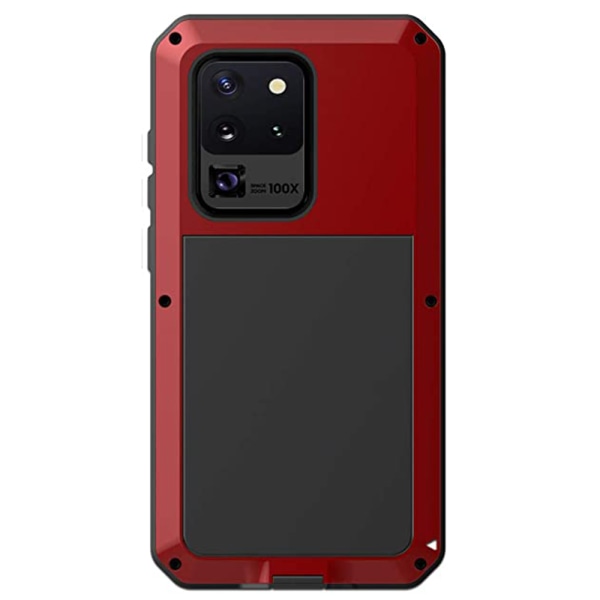 Beskyttende aluminiumscover - Samsung Galaxy S20 Ultra Röd