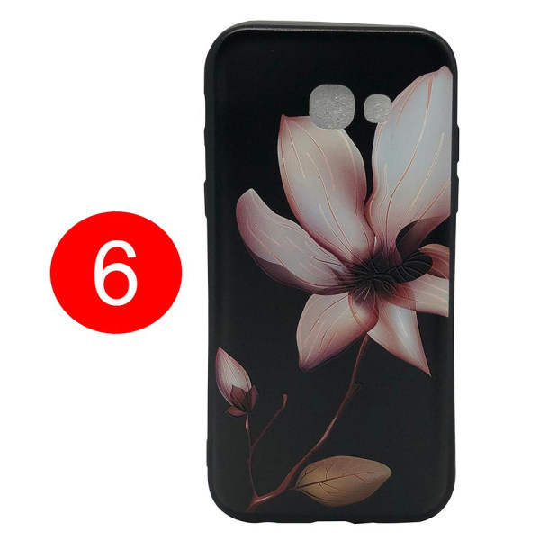 LEMAN cover med blomstermotiv til Samsung Galaxy A5 2017 5