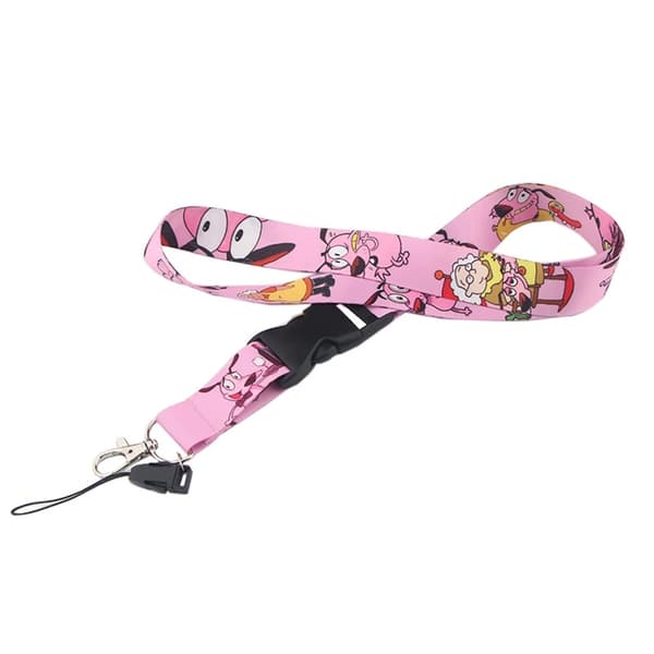 Stilrent Hållbart COURAGE Nyckelband Rosa