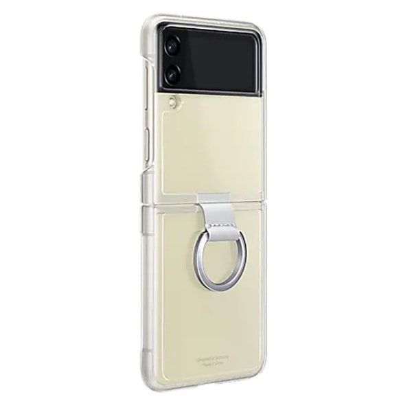 Smidigt Skal med Ringhållare - Samsung Galaxy Z Flip 3 Frostad