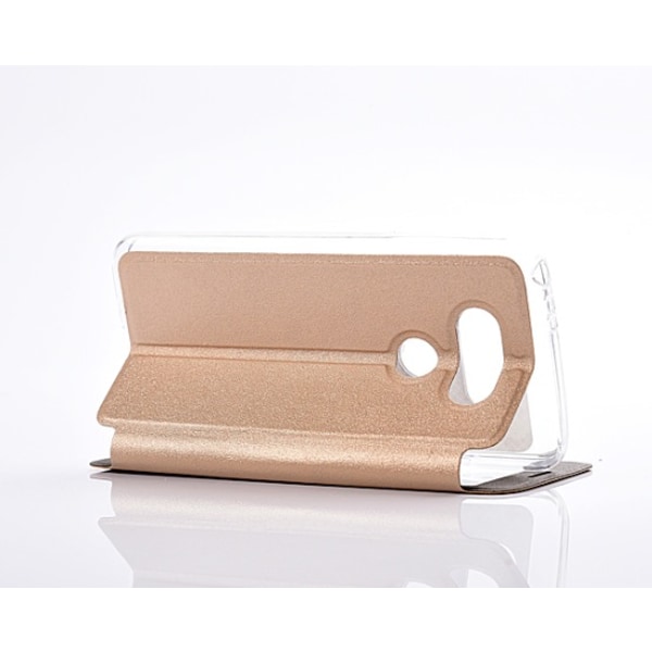LG G5 - Praktisk Smart taske Guld Guld