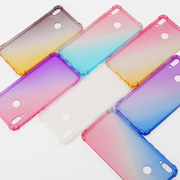 Huawei P20 Lite - Silikonskal Blå/Rosa