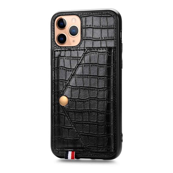 iPhone 11 Pro - Effektfullt Skyddsskal med Kortfack Blå