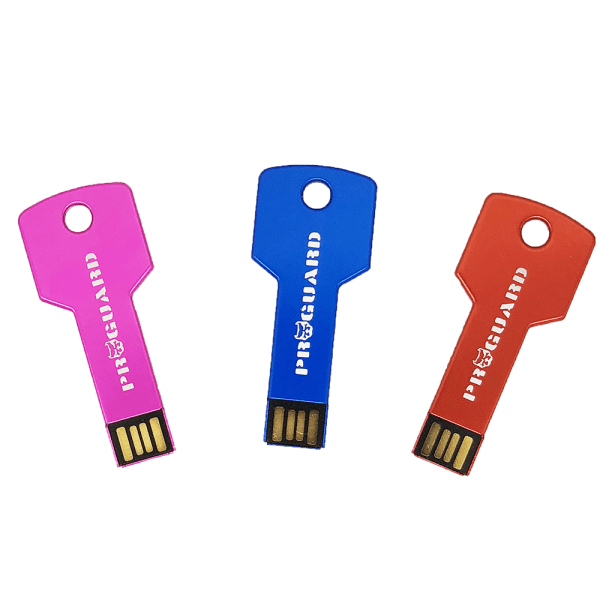 16 GB vanntett og støtsikker USB 2.0 minneblits (metall) Blå