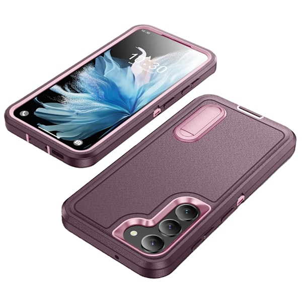 Samsung Galaxy S24 Armor Skal med Kickstand - Perfekt Skydd, Perfekt Passform Svart