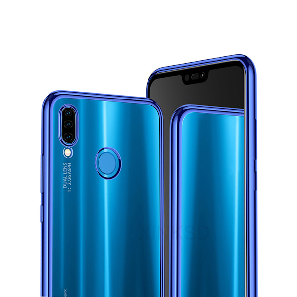 Huawei P30 Lite - Elegant Extra Tunt (FLOVEME) Silikonskal Röd