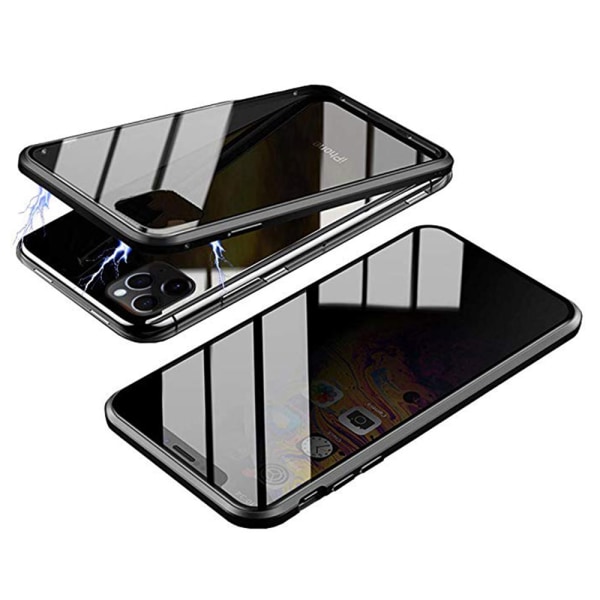 iPhone 11 Pro Max - støtdempende dobbeltsidig magnetisk deksel Röd