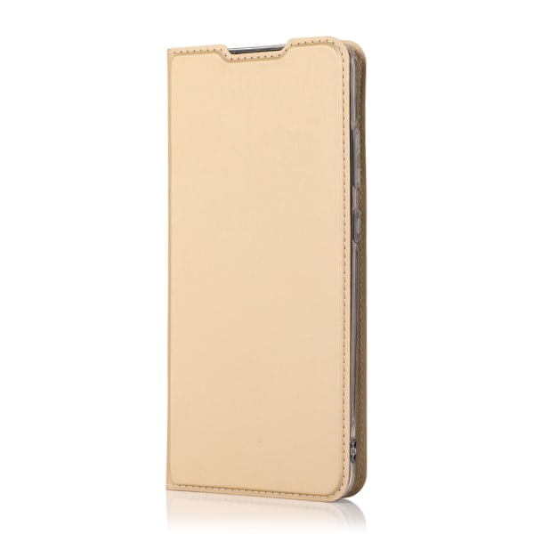 Samsung Galaxy S20 Ultra - Elegant Plånboksfodral Guld