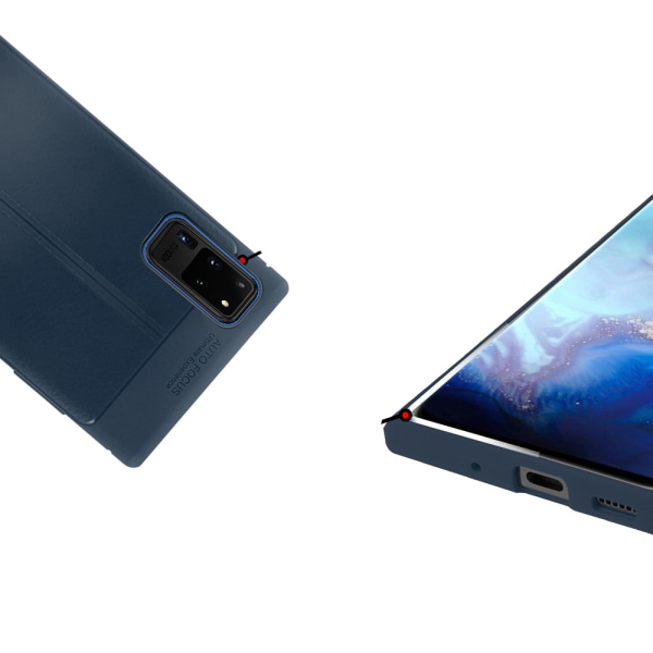 Samsung Galaxy S20 Ultra - Genomt�nkt Skal Mörkblå