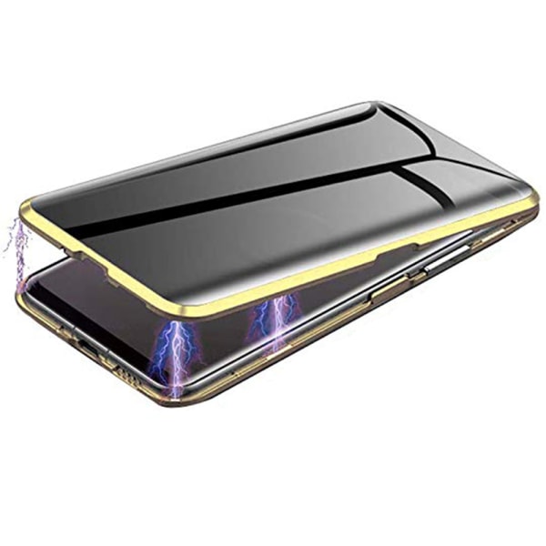 Stilfuldt dobbeltsidet magnetisk cover - Samsung Galaxy S9 Blå