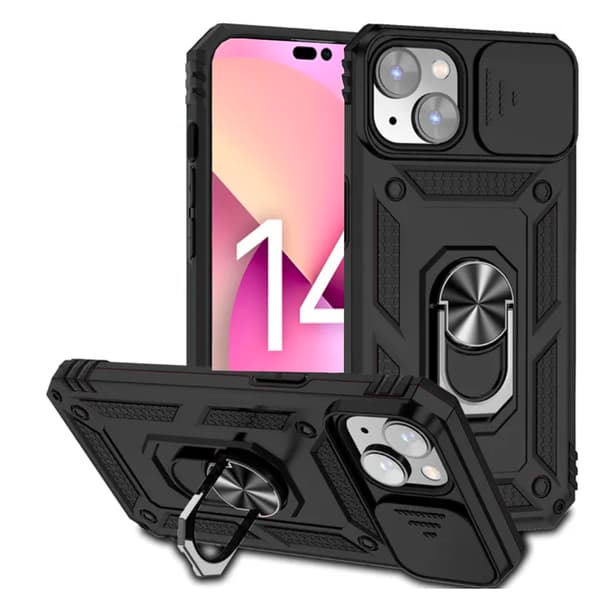 iPhone 15 Armor Skal  Stöttåligt och Smidigt Guld