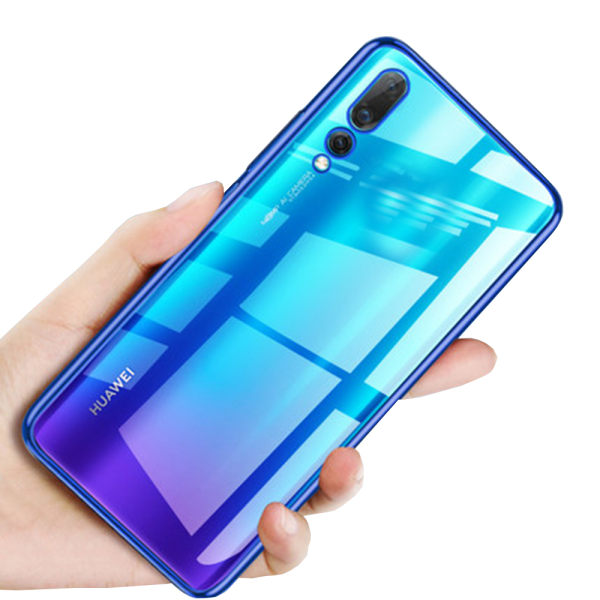 Huawei P20 Pro - Tyylikäs erittäin ohut silikonikuori (FLOVEME) Silver