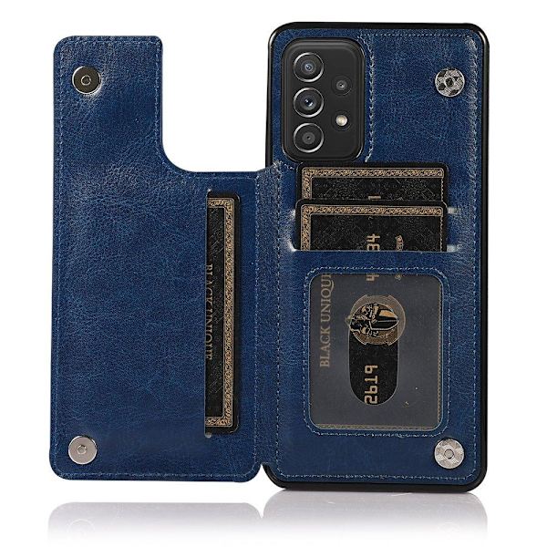 Stilrent Skal med Kortfack - Samsung Galaxy A52 Vit