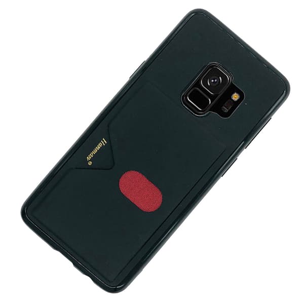 Samsung Galaxy S9 - Skyddande Smart Skal med Kortfack Grå Grå