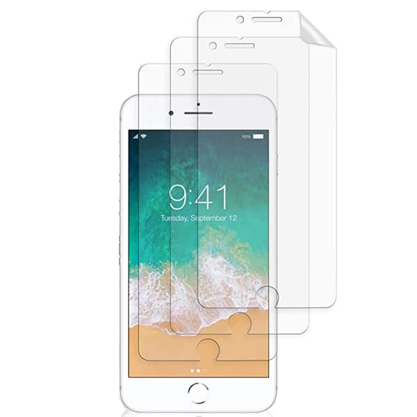 3-PACK iPhone SE (2020) Framsida & Baksida Skärmskydd PET 0,2mm Transparent