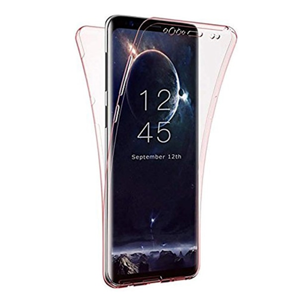 Silikonfodral med Touchsensor (Fram & Bak) S Galaxy A6 2018 Plus Guld Guld