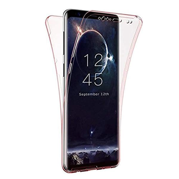 Silikonfodral med Touchsensor (Fram & Bak) S Galaxy A6 2018 Plus Svart Svart
