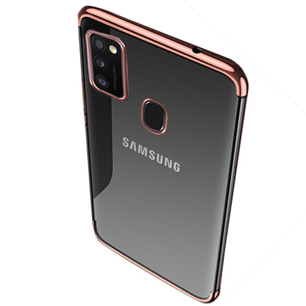 Gjennomtenkt silikondeksel FLOVEME - Samsung Galaxy A21S Guld