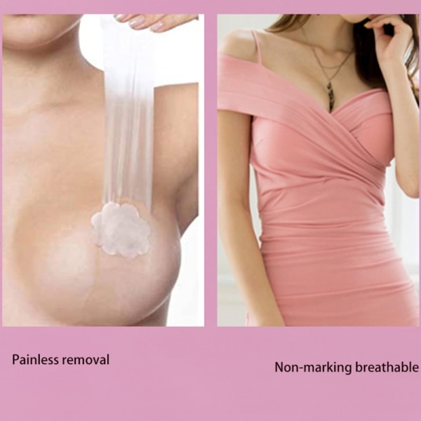 Komfortabelt, praktisk brysttape brystløft Blå 5cm/10m