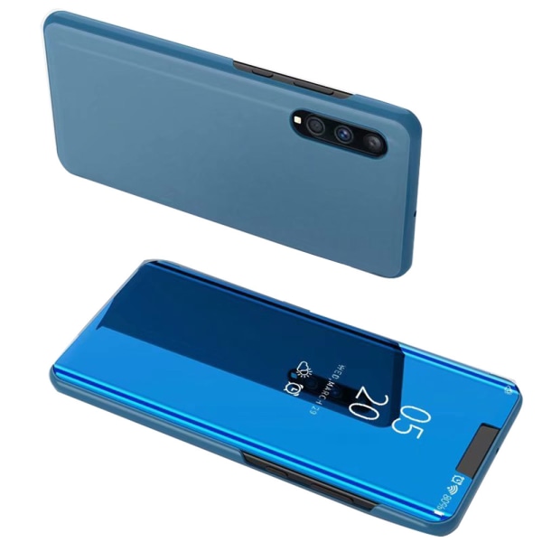 Samsung Galaxy A70 - Leman's Elegant Smooth -kotelo Himmelsblå