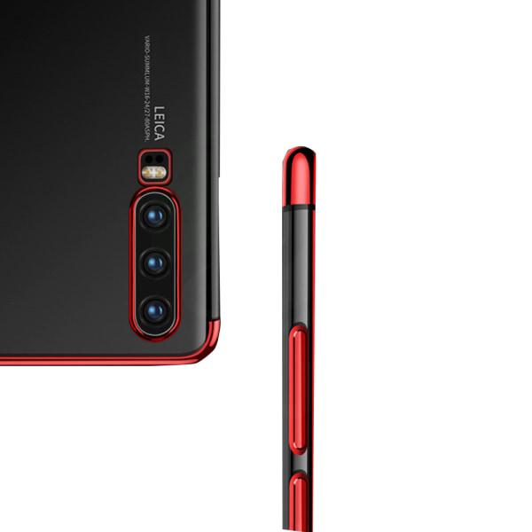 Huawei P30 - Flovemes erittäin ohut silikonisuoja Röd