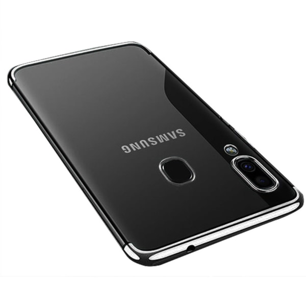 Samsung Galaxy A40 - Elegant beskyttende silikondeksel (FLOVEME) Svart