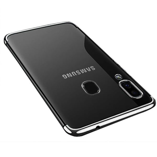 Samsung Galaxy A40 - Elegant Skyddande Silikonskal (FLOVEME) Röd