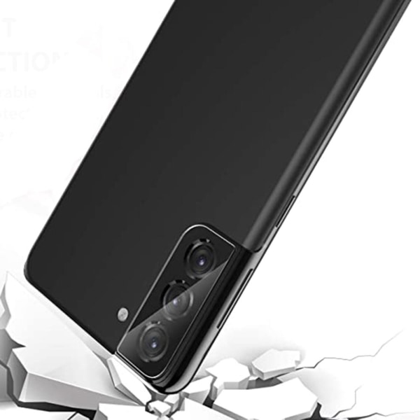 3-PAKKAUS Samsung Galaxy S21+ Ultra-ohut kameran linssin suojus HD-Clear Transparent/Genomskinlig