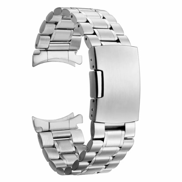 Rejäl Länk i Rostfritt Stål till Galaxy Watch Silver 20mm