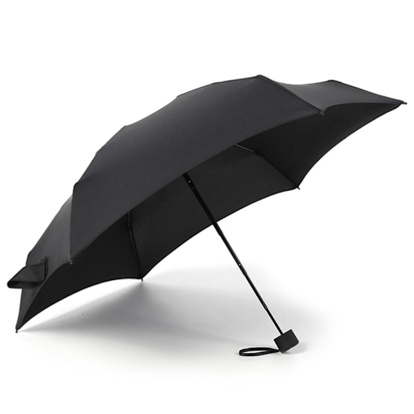 Skyddande Paraply mot Regn och Sol Svart