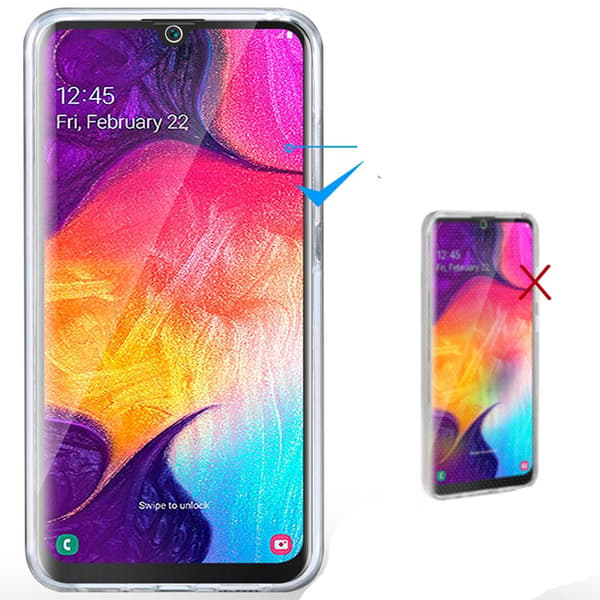 Samsung A20e | 360° TPU silikonetui | Nord Blå