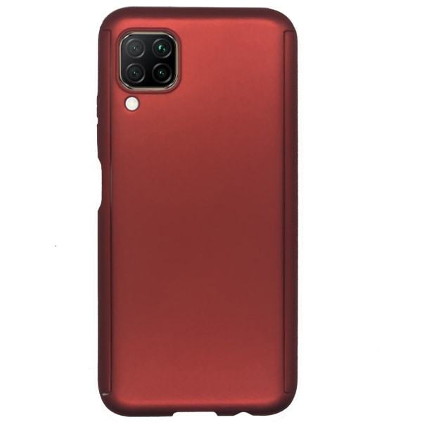 Huawei P40 Lite - Genomtänkt Dubbelsidigt Skal Röd
