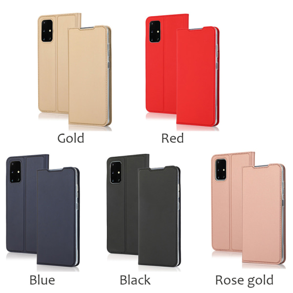 Ammattimainen tyylikäs lompakkokotelo - Samsung Galaxy A71 Röd