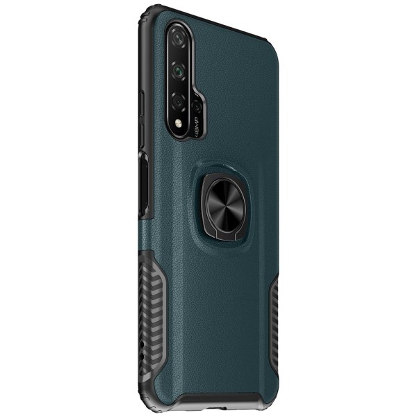 Huawei Nova 5T - Cover med ringholder Svart