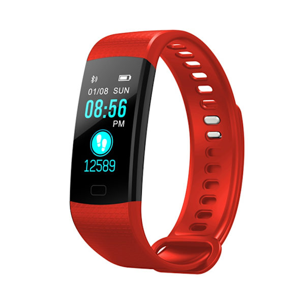 Smart Aktivitetsarmband  iPhone/Android (LEMAN Y5) Röd