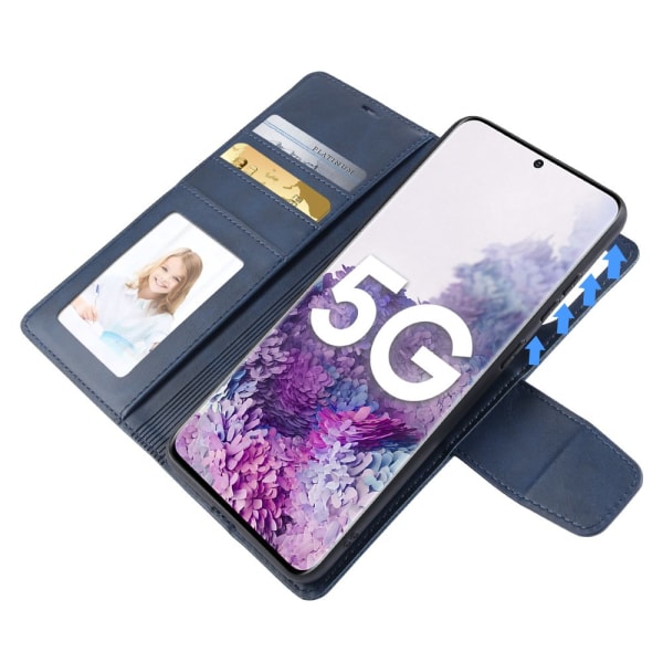 Smart 2 i 1 Plånboksfodral HANMAN - Samsung Galaxy S20 Plus Blå